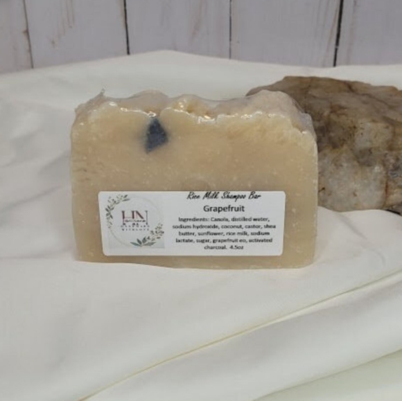 Rice Milk Shampoo Bar: Grapefruit, 4.5oz - Picture 3 of 3